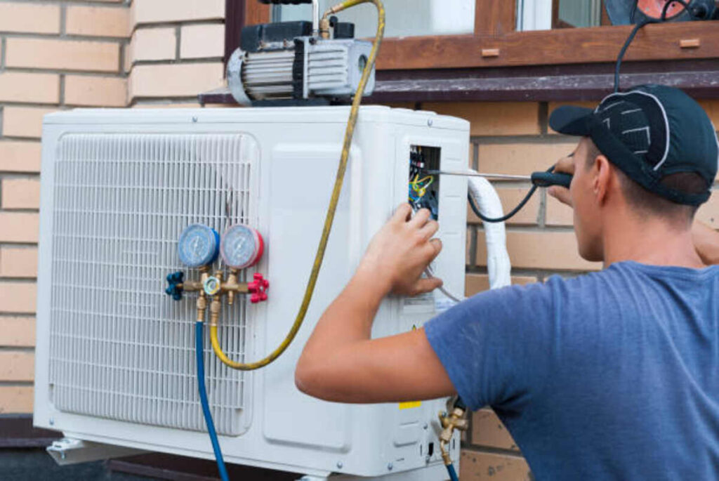 industrial HVAC installation